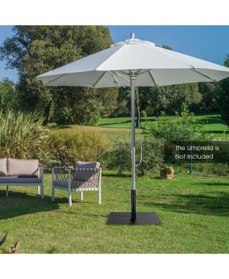 42 LBS Weighted 25 Inch Square Patio Umbrella Base