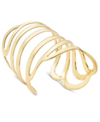 I.N.C. International Concepts - Openwork Sculptural Cuff Bracelet