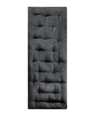 Edelia Poly Chenille Lounge Floor Pillow, 27 "x 74"