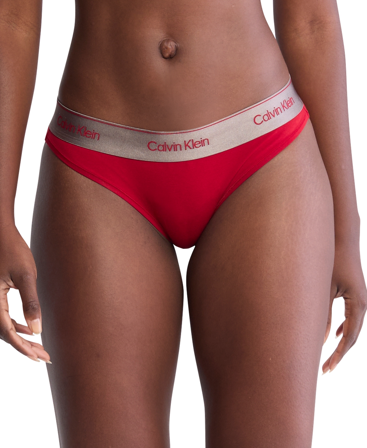 Calvin Klein Women's 2-Pk. Modern Cotton Holiday Bikini Underwear  -BLACK