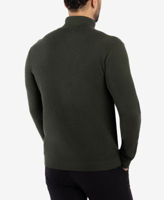 Men's Ribbed Turtle Neck Sweater