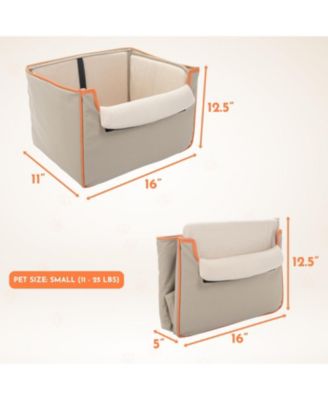 Pet Car Seat, Collapsible and Foldable Booster Car Seats for Small Dogs