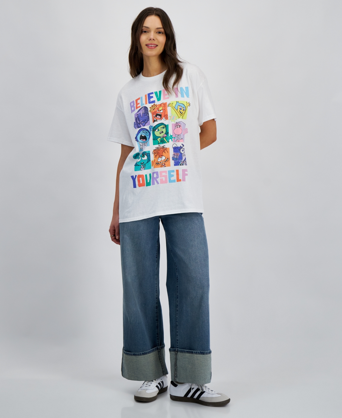 Love Tribe Juniors' Inside Out Graphic Short-Sleeve T-Shirt