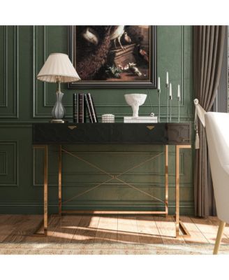 Functional Writing Desk with Ample Storage and Modern Design