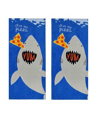 Printed Beach Towel Set - Oversized Beach Towel for Kids - Quick-Dry & Soft Cotton Towel with Printed Design - Luxury Towel for Swimming - 30" x 60", Magical Unicorn (2 Pack)