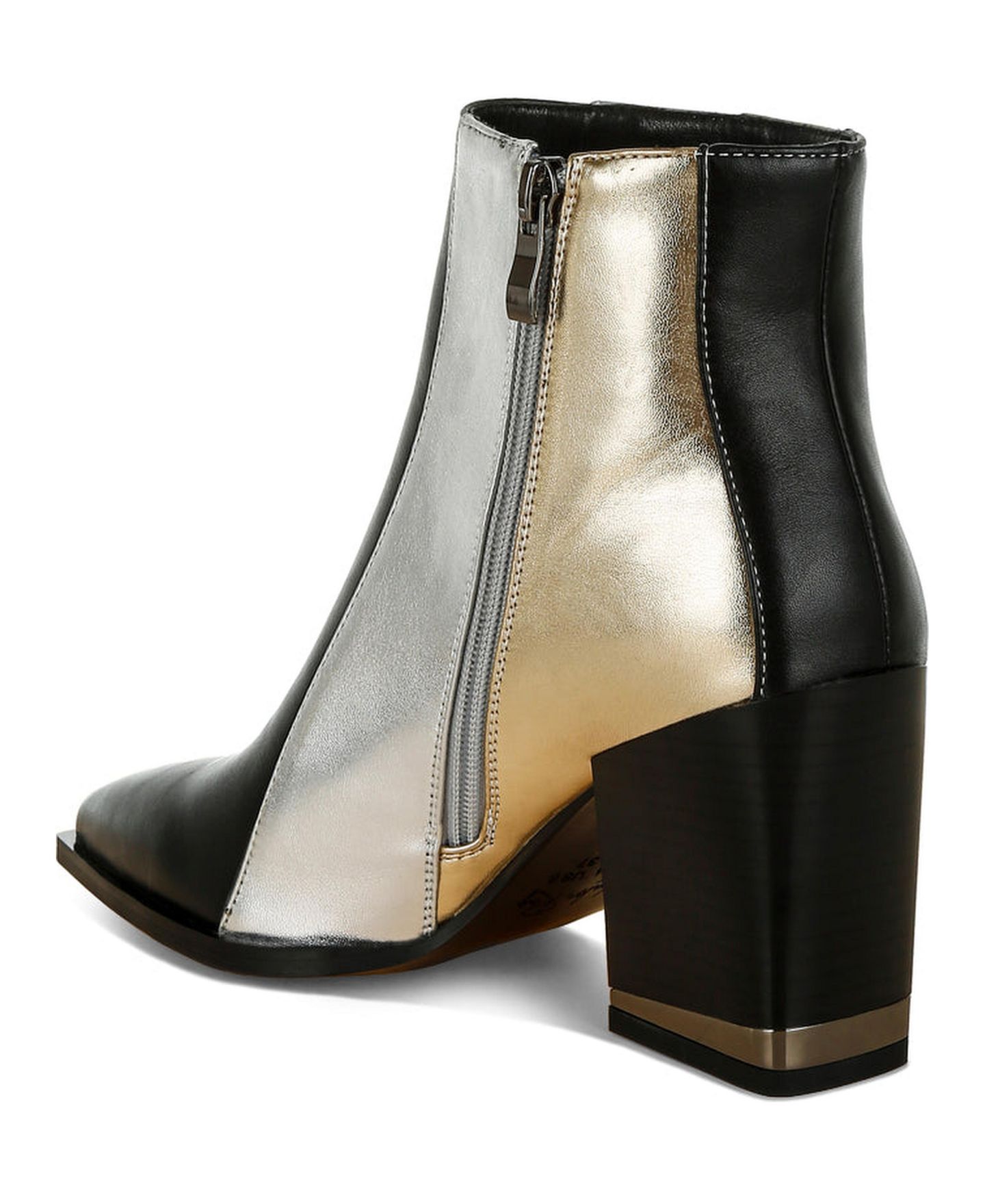 Женские ботинки London Rag Stemon Three Tone Block Heel, цвет: Чёрная искусственная кожа — фото 2