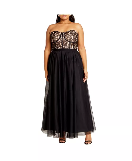 women's sweet beauty maxi dress