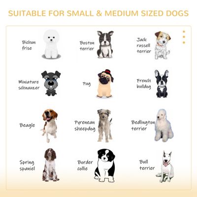 Furniture Style Dog Crate End Table with Removable Door Panel, Dog Crate Bed with Foam Cushion, Safety Lock, Indoor Use, for Small & Medium Dogs, Brown