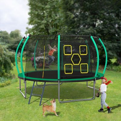 Streamdale 12FT Trampoline with Enclosure for Kids and Adults