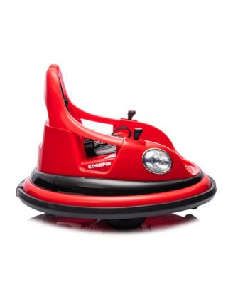 Streamdale Electric Kids Bumper Car with Remote, Bluetooth, and Safety Features