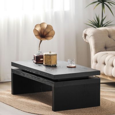 Modern Black Coffee Table