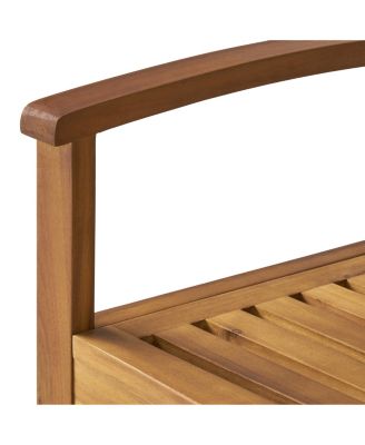 Streamdale Durable Acacia Wood Bench For Outdoor Comfort And Style
