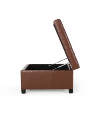  Premium Faux Leather Ottoman with Storage