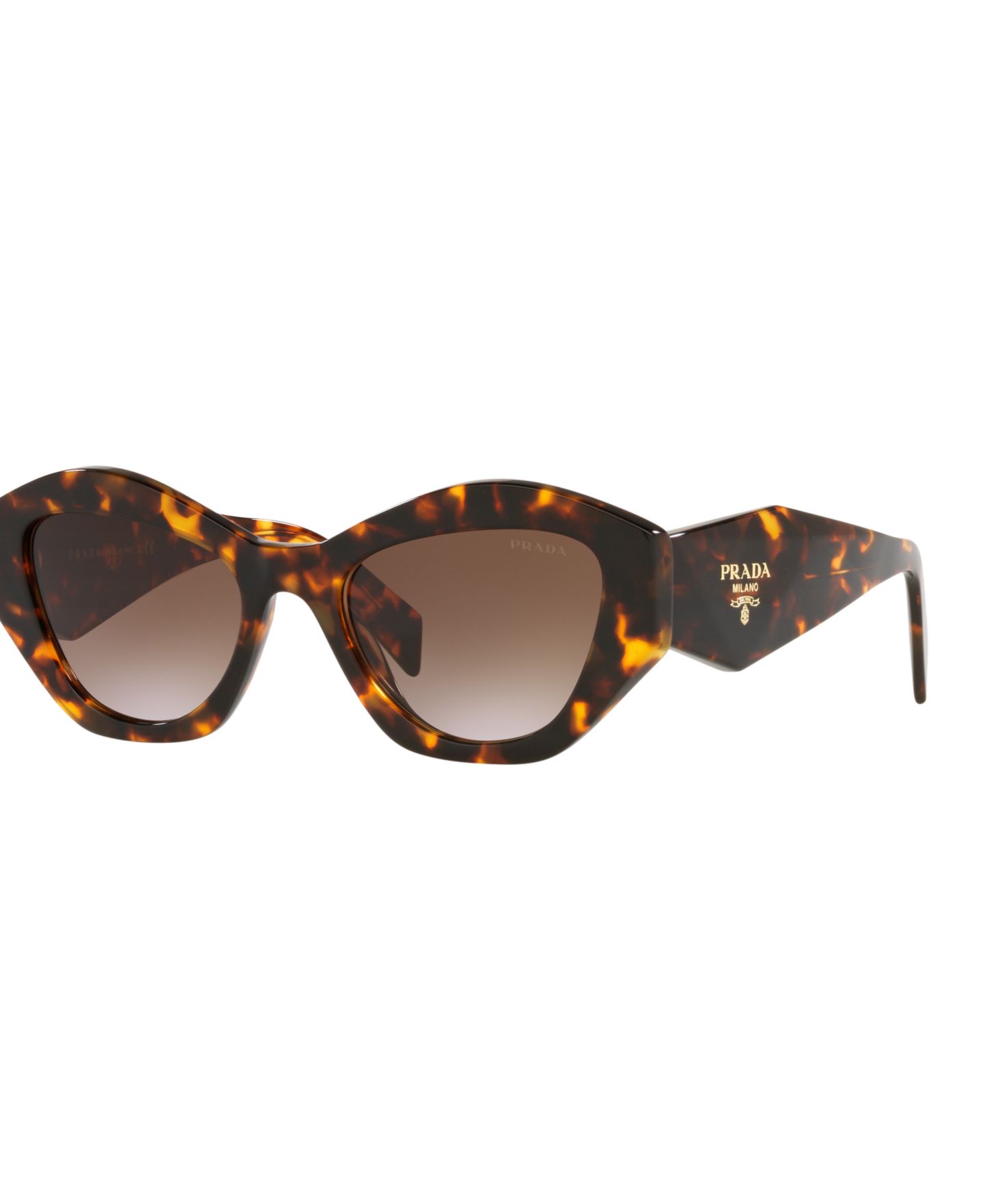 Женские солнцезащитные очки PRADA Sunglasses PR 07YS, цвет: Медовый гавана — фото 1