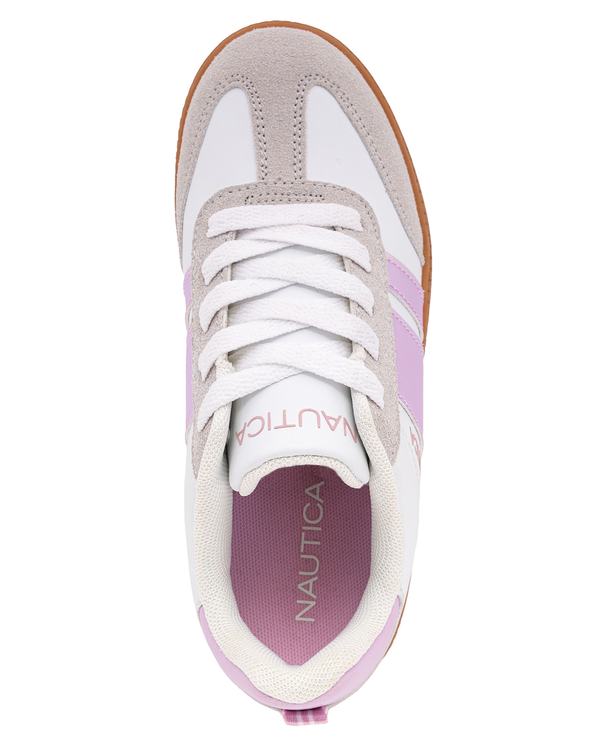 Nautica Little Girls Scott Casual Sneaker -Pink Iri/Gum