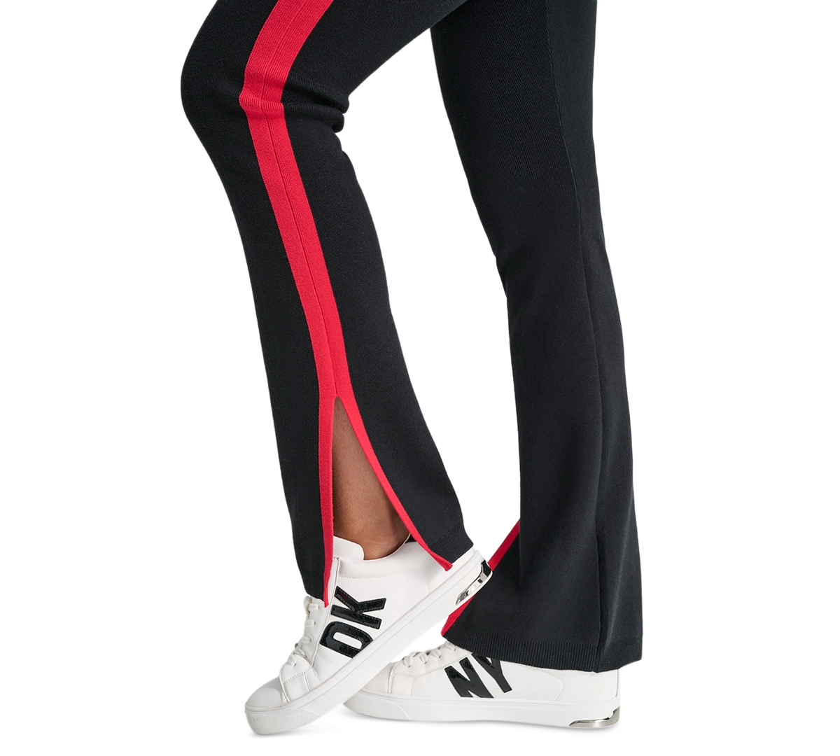 Dkny Women's Apres Ski High-Waist Side-Vent Flare Pants