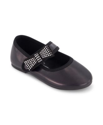 Toddler Girls Amy Crystal Bow Ballet Flat