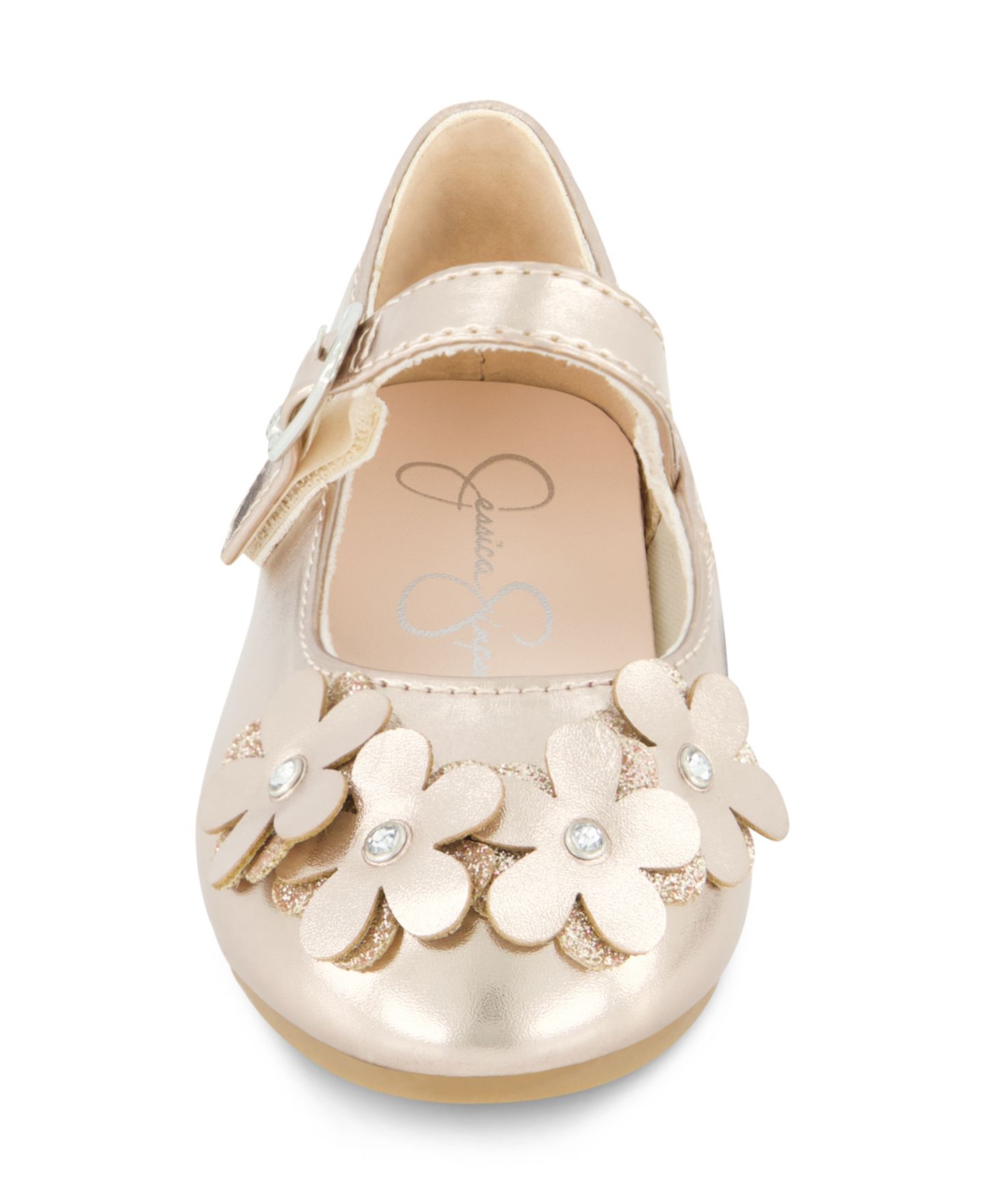 Балетки Jessica Simpson Amy Petal Ballet для девочек-малышей, цвет: Чёрный — фото 11