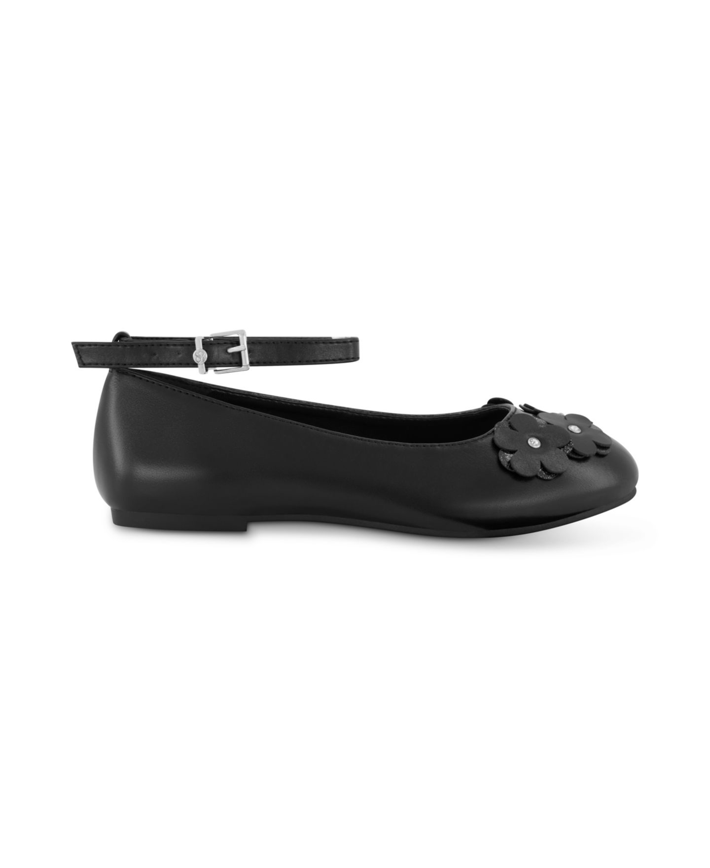 Балетки Jessica Simpson Amy Petal Ballet для девочек-малышей, цвет: Чёрный — фото 4