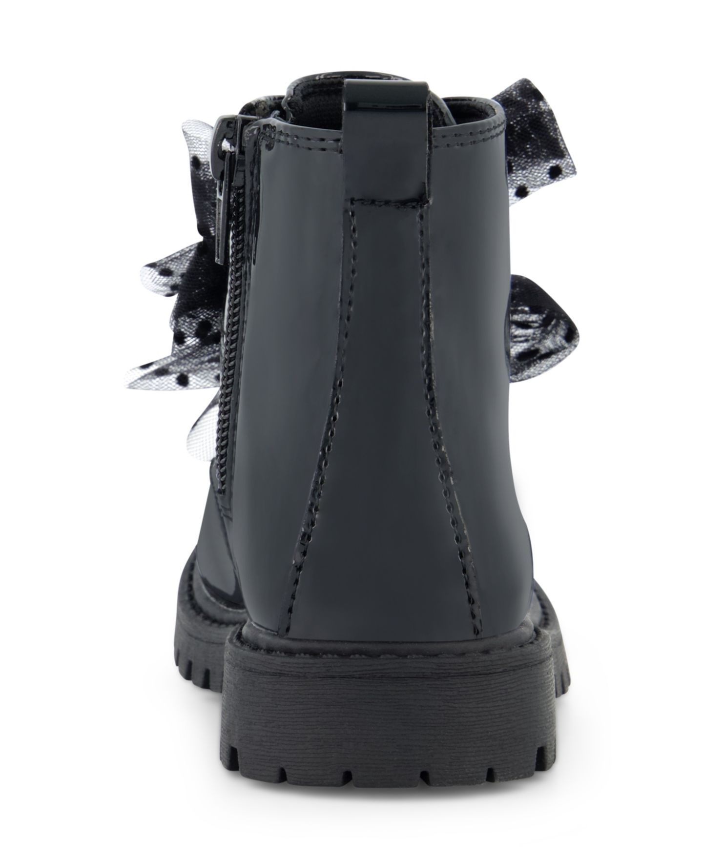 Ботинки Jessica Simpson Daria Double Bow Ankle Boot для девочек-малышей, цвет: Чёрный — фото 7