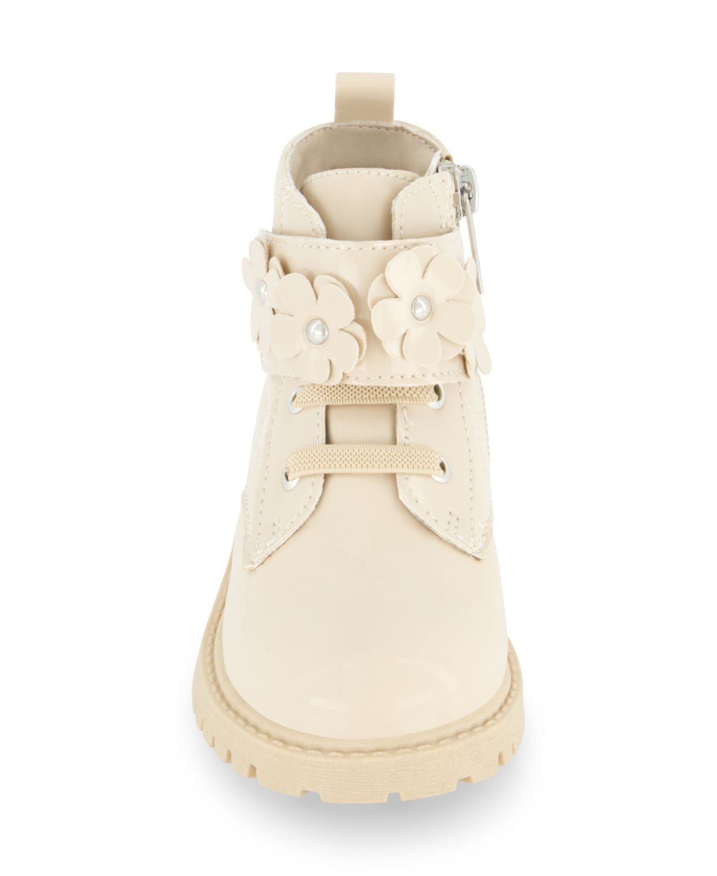 Ботинки Jessica Simpson Daria Flower Moto Boot для девочек-малышей, цвет: Чёрный — фото 4