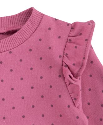 Baby Girls Crew Tee, Bodysuit and Pants, 3-Piece Set