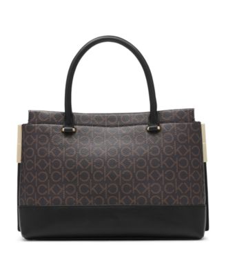 Bianca Signature Triple Compartment Convertible Satchel