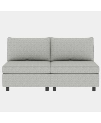 2PCS Modular Sofa Seat with Storage, Sleeper