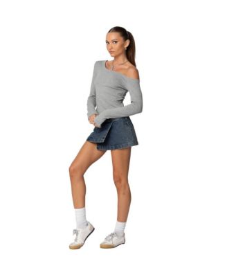 Womens Adelaine Asymmetric Top