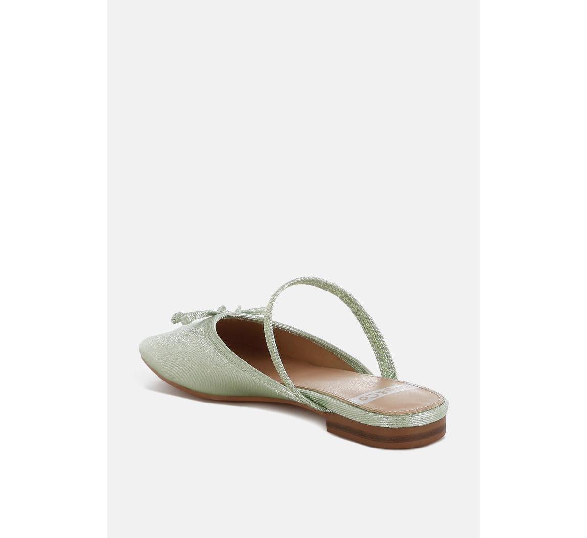 Rag & Co Opalia Glitter Ballet Mules