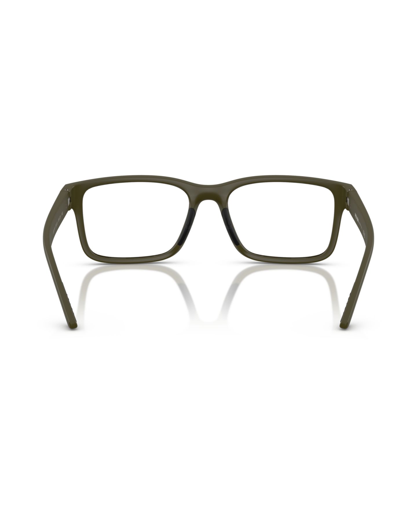Мужские очки PRADA LINEA ROSSA Man Rectangle Plastic PS 01RV Eyeglasses, цвет: Чёрный каучуковый — фото 11