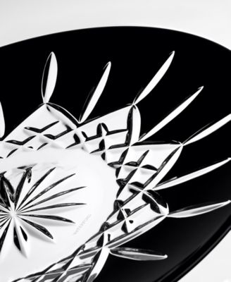 Lismore Black Decorative Plate 12"