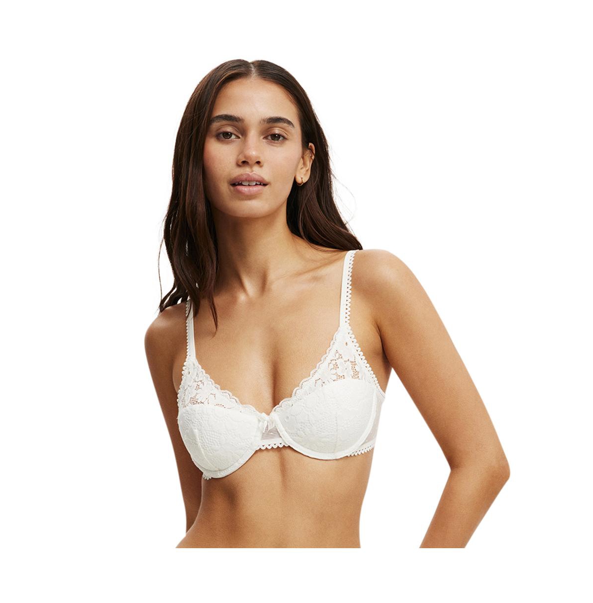 Cotton On Women's Holly Lace Lightly Lined Bra
