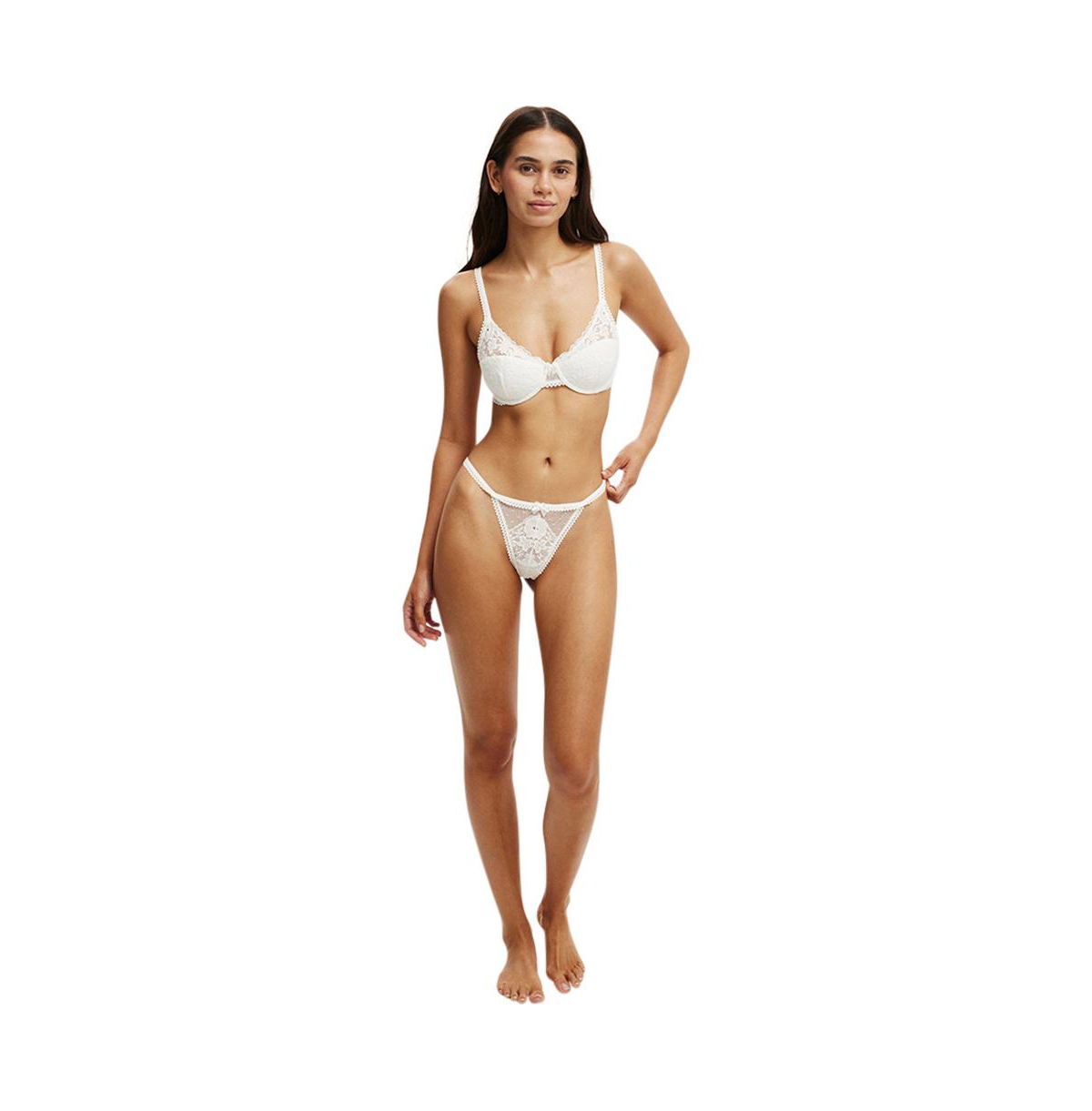 Cotton On Women's Holly Lace Lightly Lined Bra