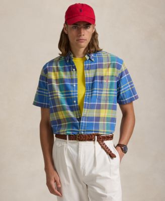 Polo Ralph Lauren - Men's Classic-Fit Plaid Oxford Camp Workshirt