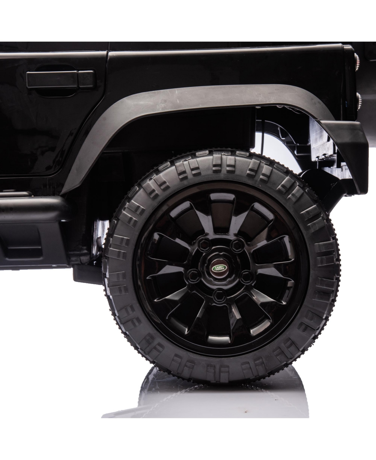 Streamdale Furniture Licensed 2015 Land Rover Defender 90,24V Kids Ride On Xxl Car W/Parents Control,2wd, Four-wheel suspension, Bluetooth, MP3,Music,