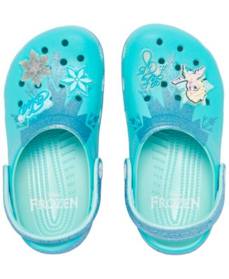 x Frozen Little Girls Elsa Classic Clogs from Finish Line