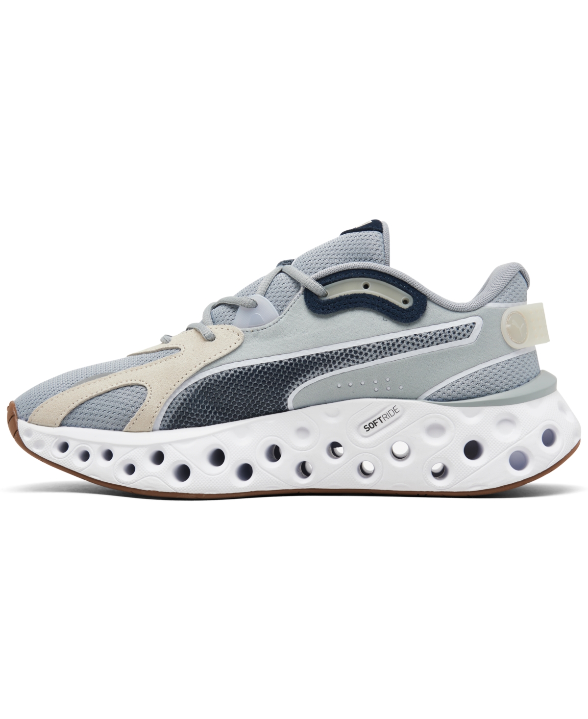 Puma Men's Softride Frequence Running Sneakers From Finish Line In Mid Gray