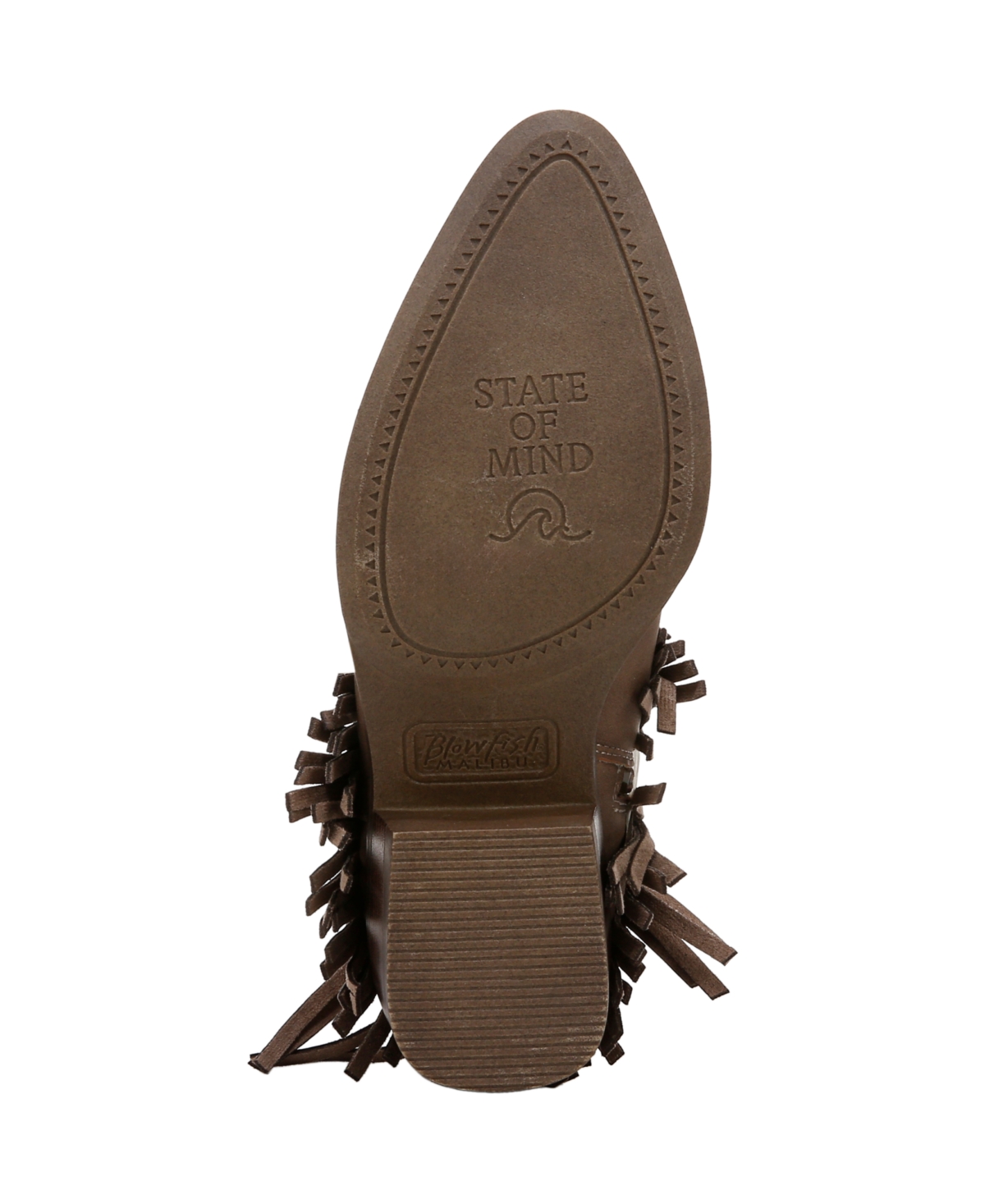 Blowfish Malibu Women's Remy Block Heel Western Short Boots In Tan Faux Nubuck