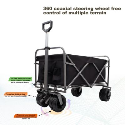 Streamdale Foldable Kid's Wagon for Outdoor Adventures