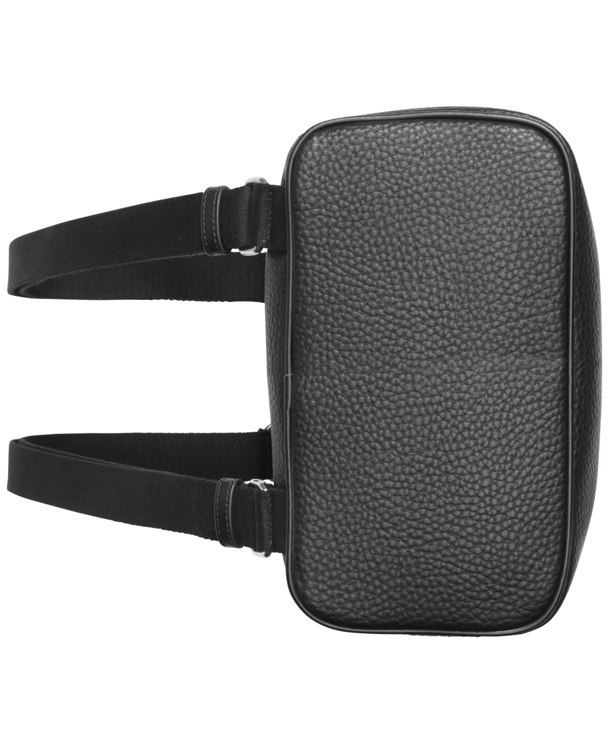 Calvin Klein Zulle Zip-around Backpack With Signature Hang Off In Black,silver
