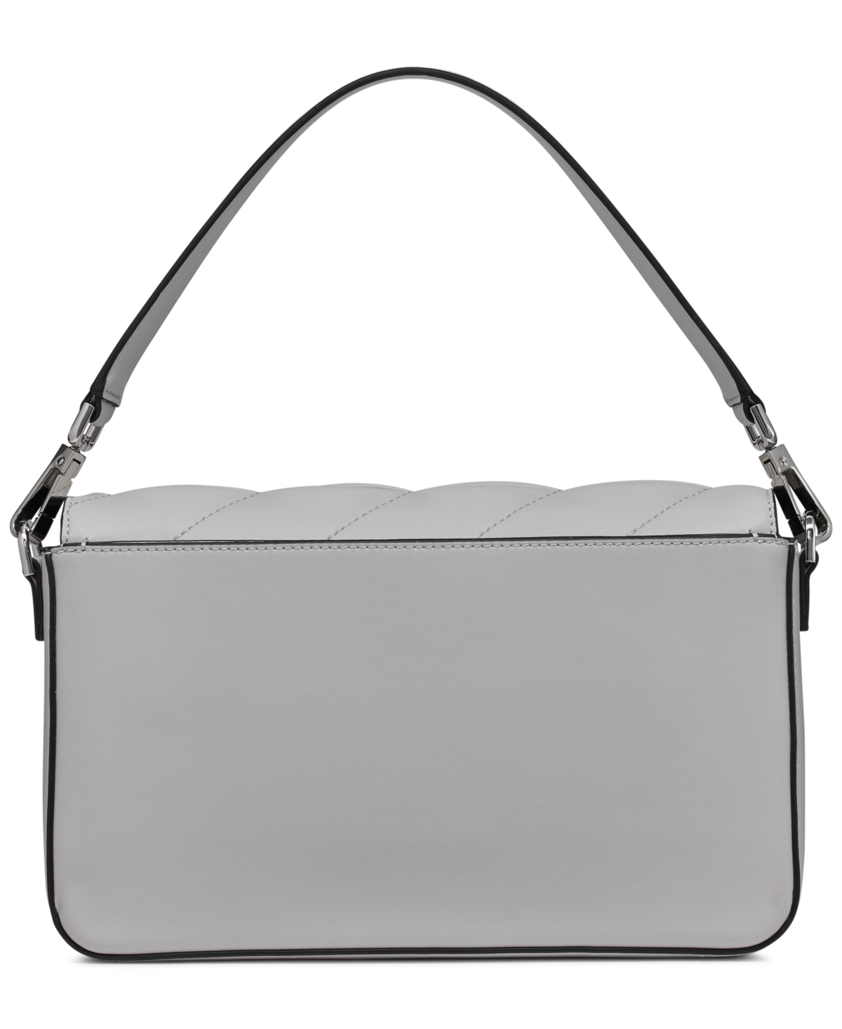 Mica Flap Convertible Shoulder Bag In Dove Gray