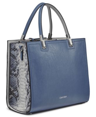 Verne Mixed Material Convertible Satchel