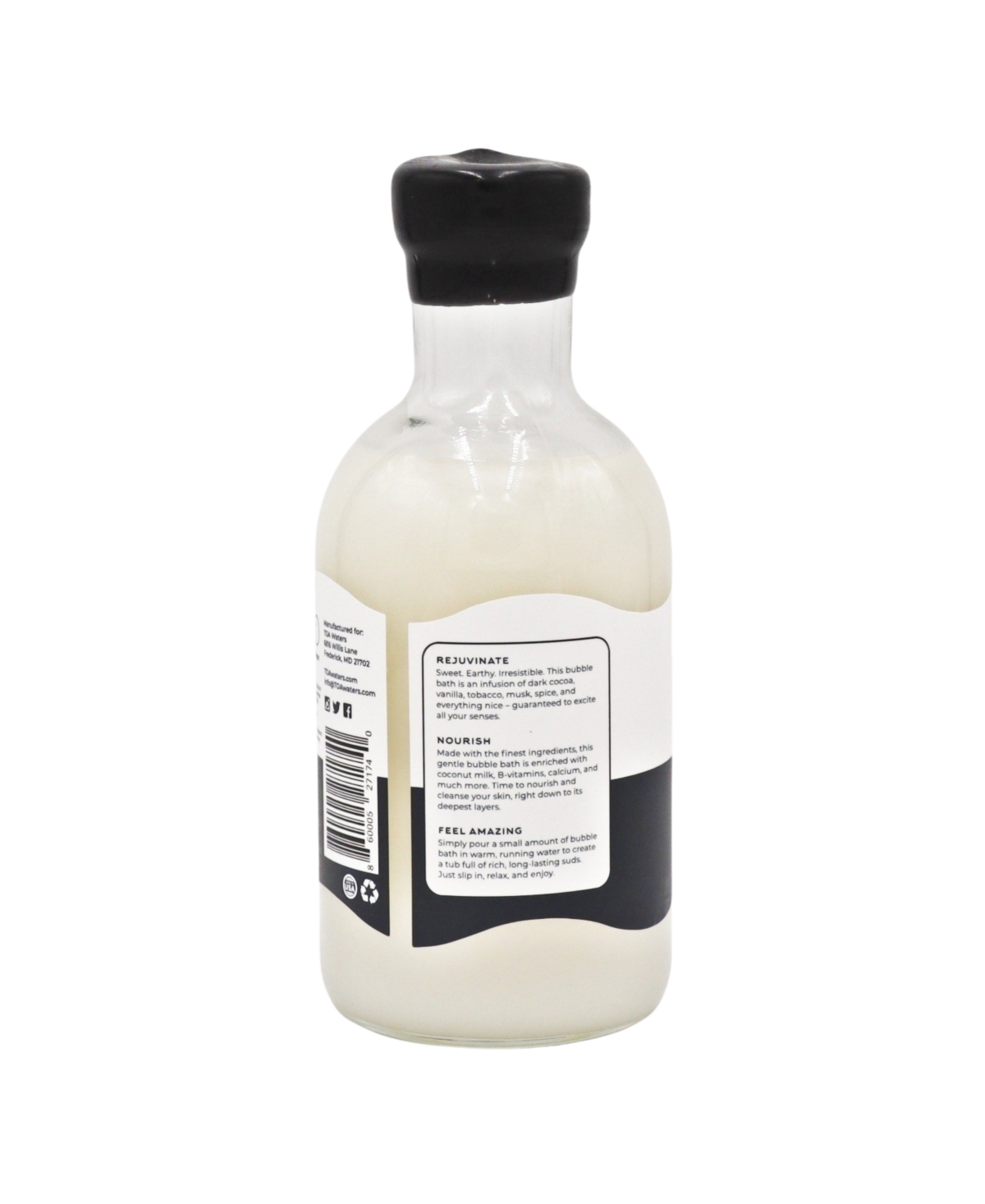 Toa Waters Sweet Temptation Bubble Bath - Dark Cocoa and Sweet Tobacco