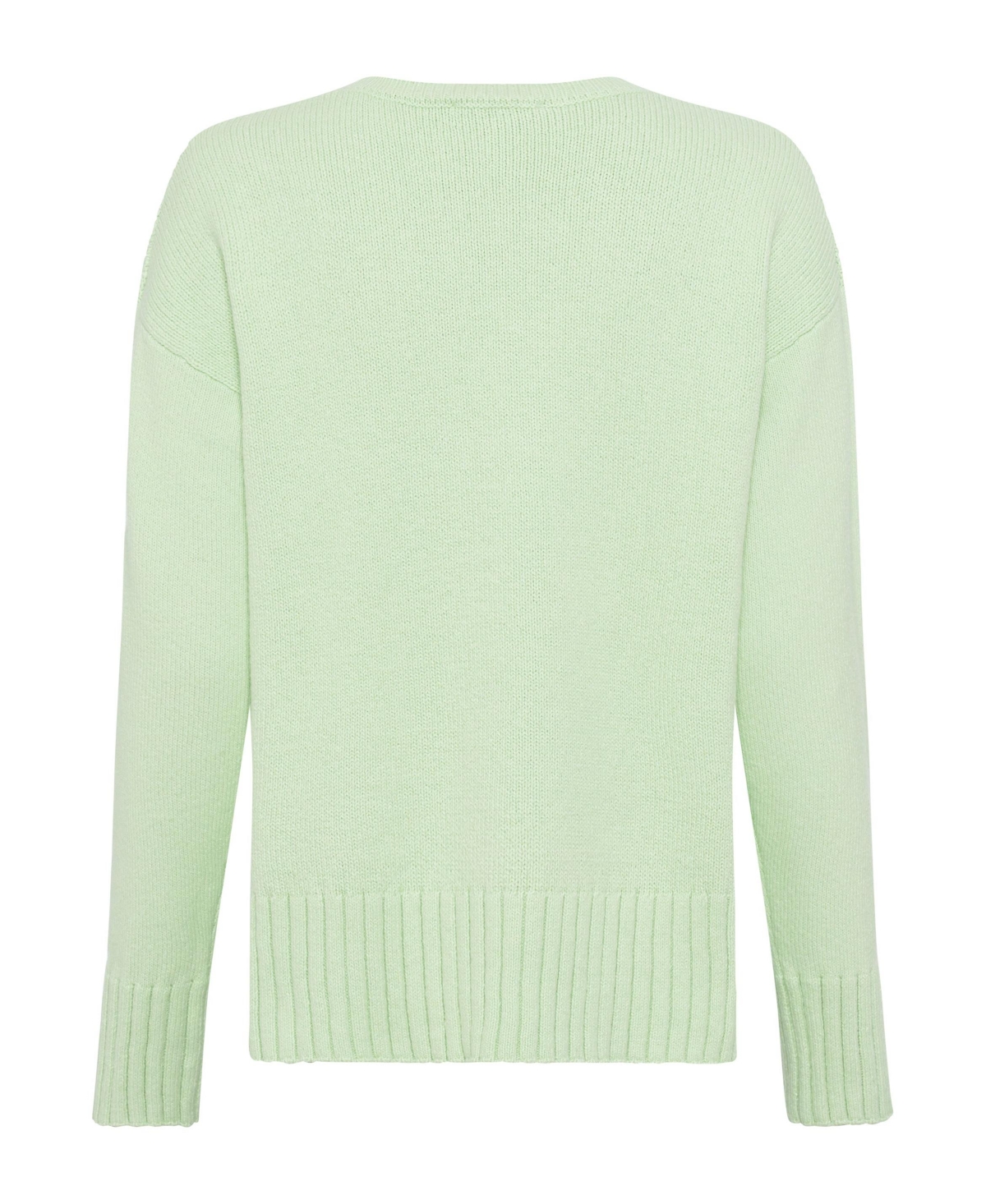 Olsen Women's Cotton Blend Modern Cable Pullover