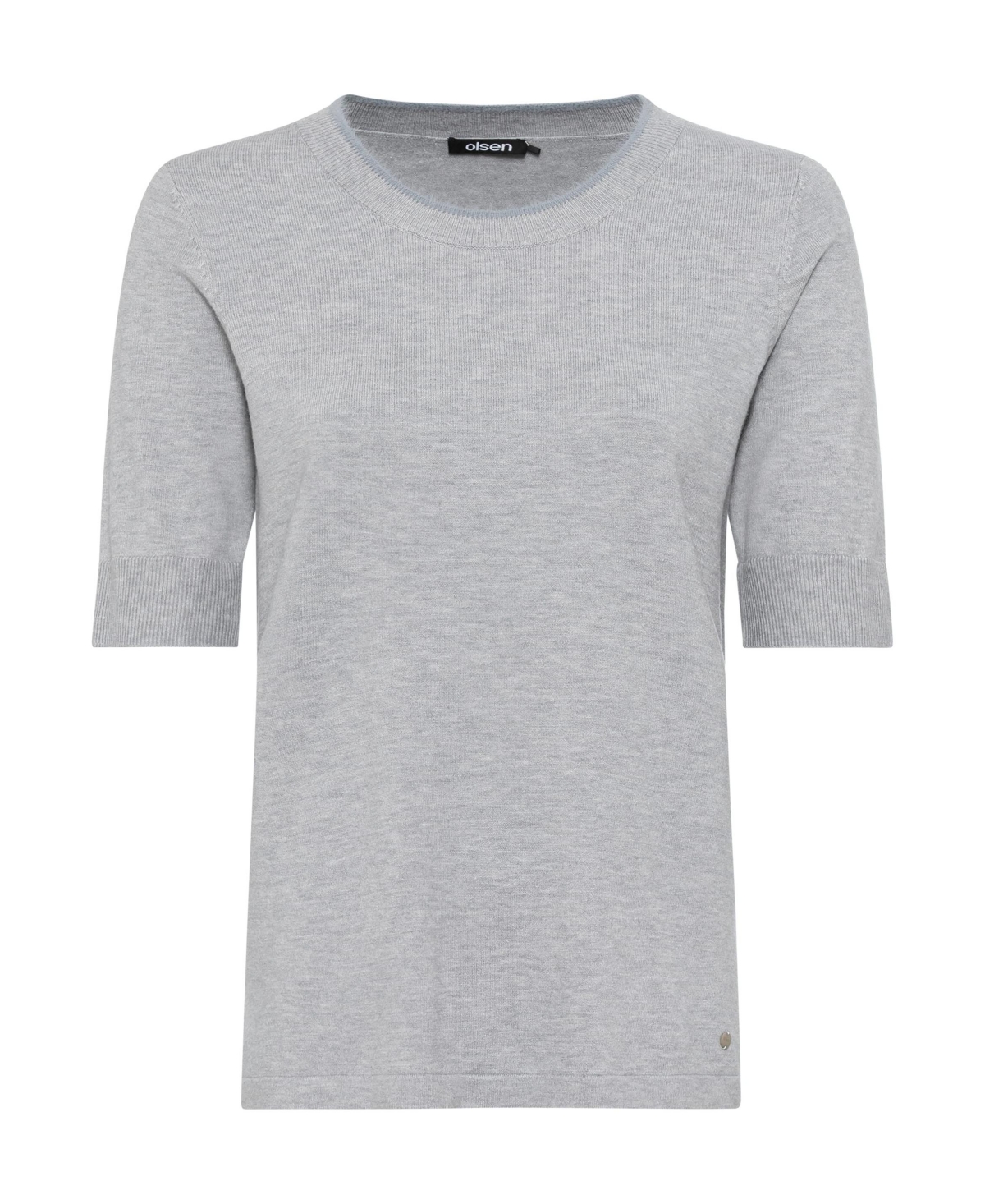 Olsen Women's Short Sleeve Fine Gauge Sweater