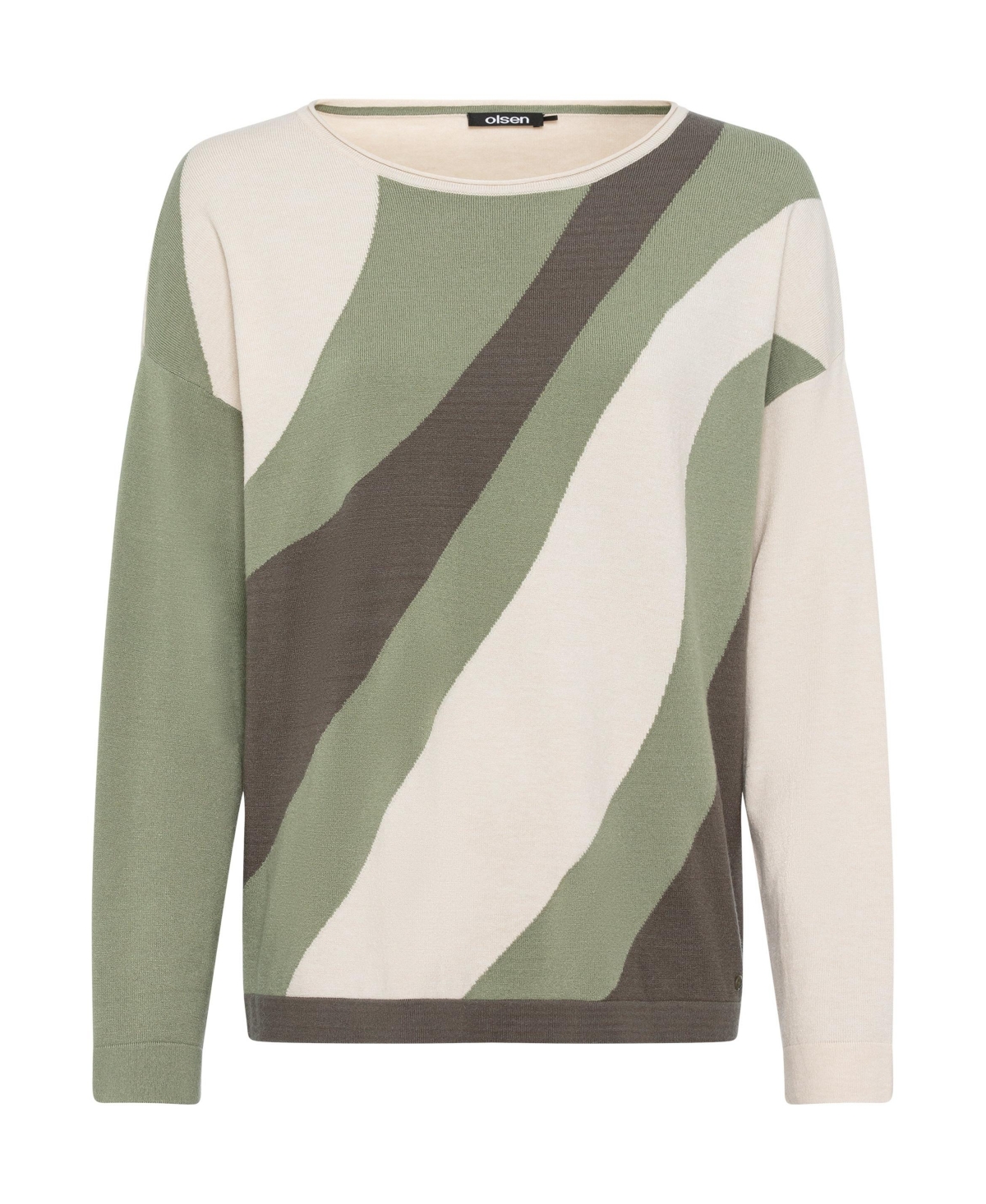 Olsen Women's Asymmetric Graphic Pullover