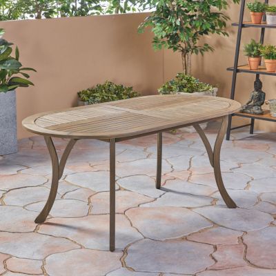Acacia Wood 70" Dining Table