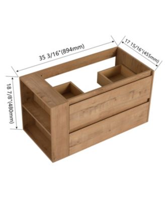 Streamdale 36" Wall-Mount Vanity with Soft-Close Drawer