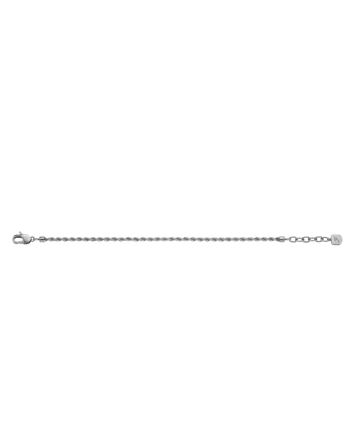 FossilPlated Stainless Steel Chain Bracelet - Silver